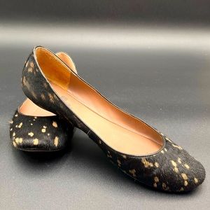 NEW Belle by Sigerson Morrison Calf Hair Ballet Flat, size 8.5